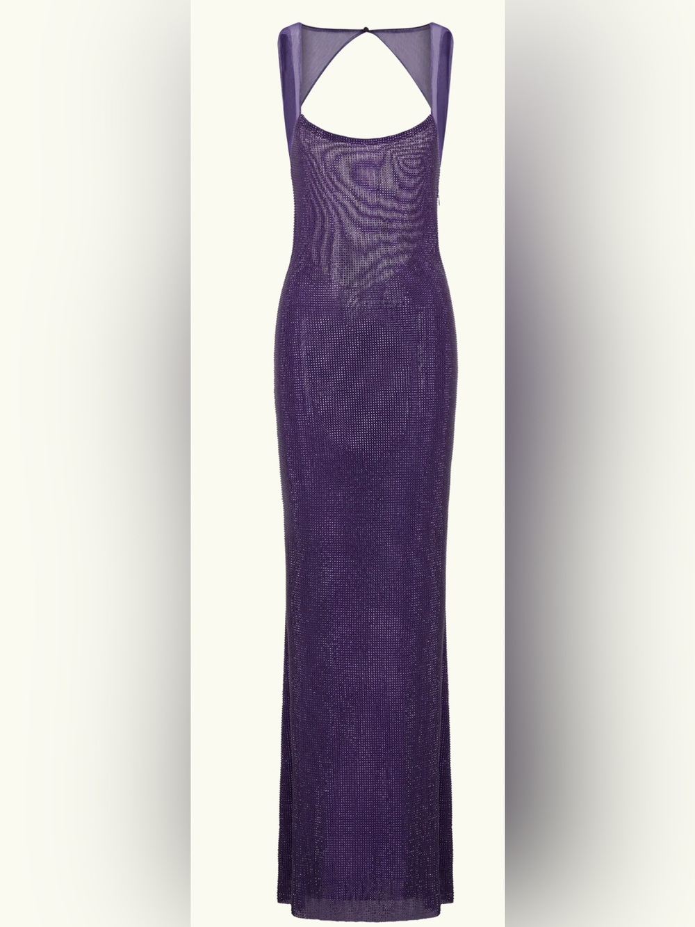 Meshki Jasmyn
Hot Fix Maxi Dress With Mesh Back -